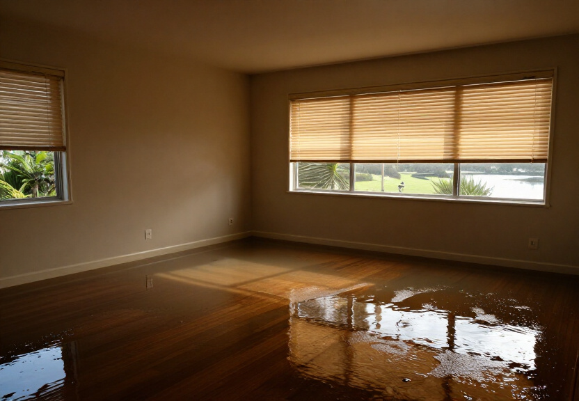 Warped floorboards due to subfloor moisture in Drummoyne