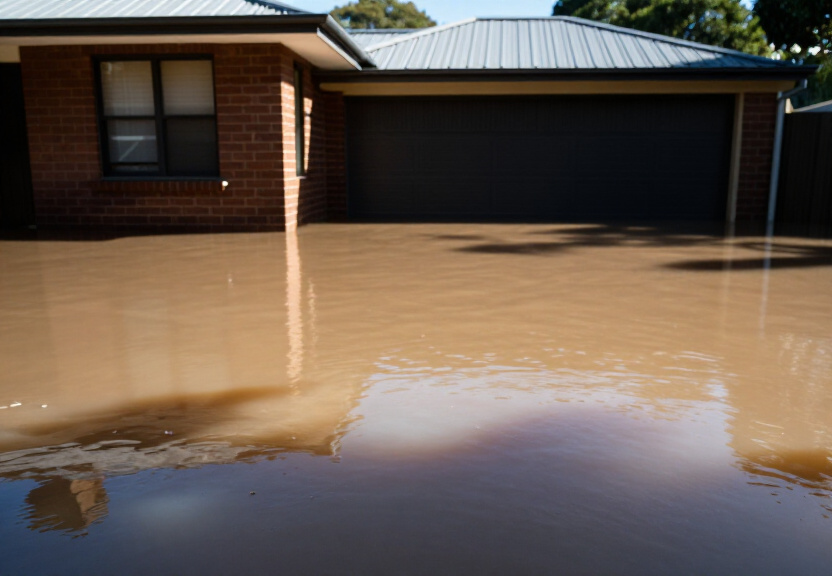Before and After Flood Cleanup in Drummoyne